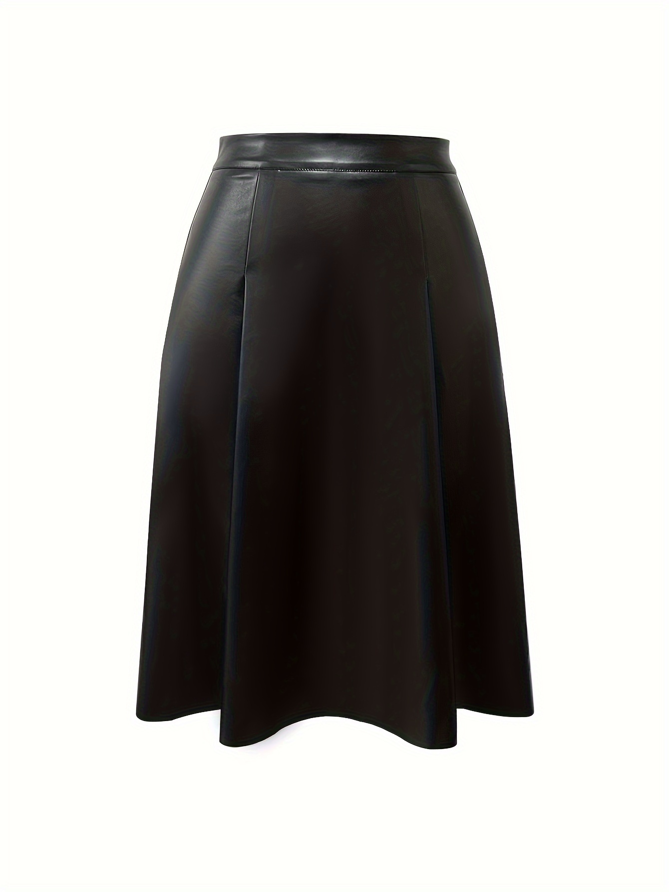 leather pleated skirt 5xl