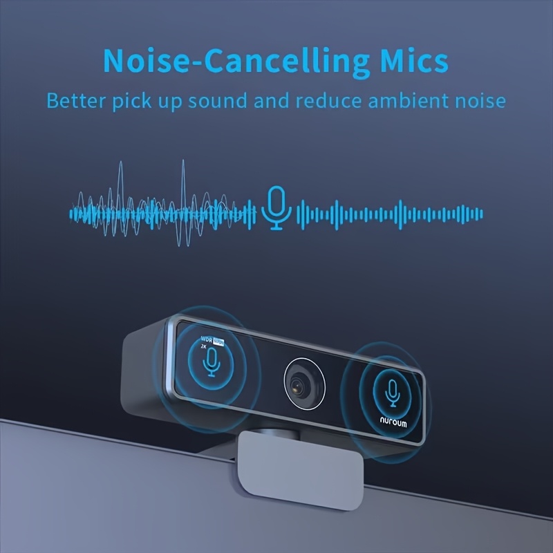 v11 2k webcam compatible for zoom     1440p hd   rotatable conference camera with dual mic usb powered   nearsync software for pc laptop low Product details 3