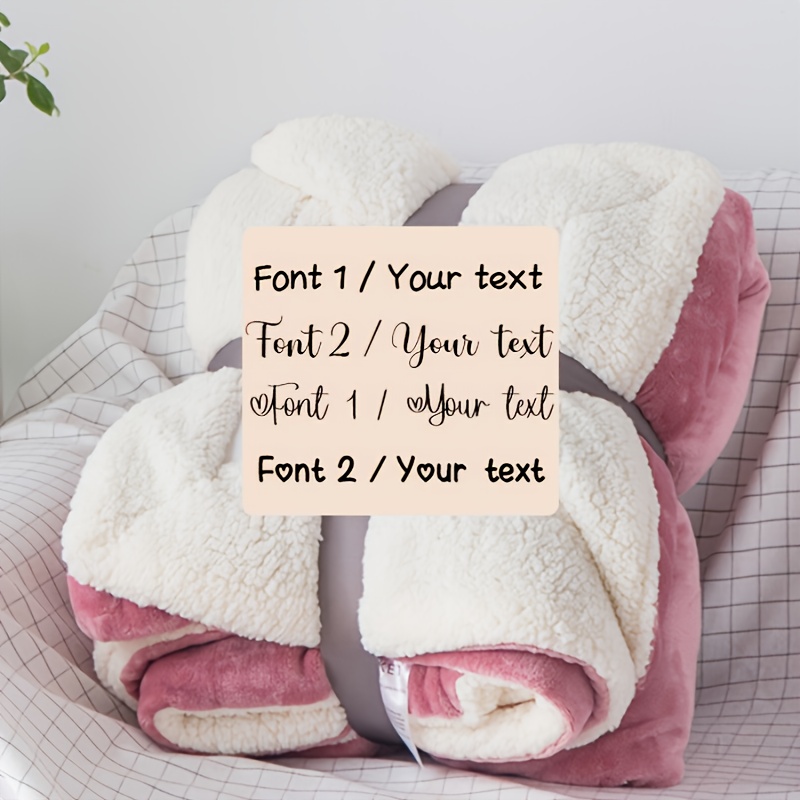 TEMU Dog Blanket - Cat Blanket- Personalised Dog Blanket - Puppy Blanket - Paw Print Blanket - Super Soft Pet Blanket - Embroidered Blanket