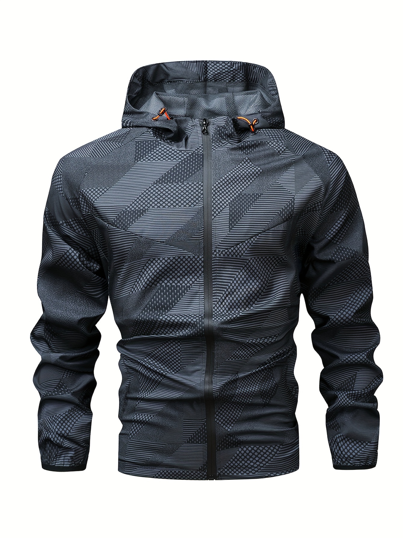 chaqueta deportiva hombres cremallera estampado Temu El Salvador