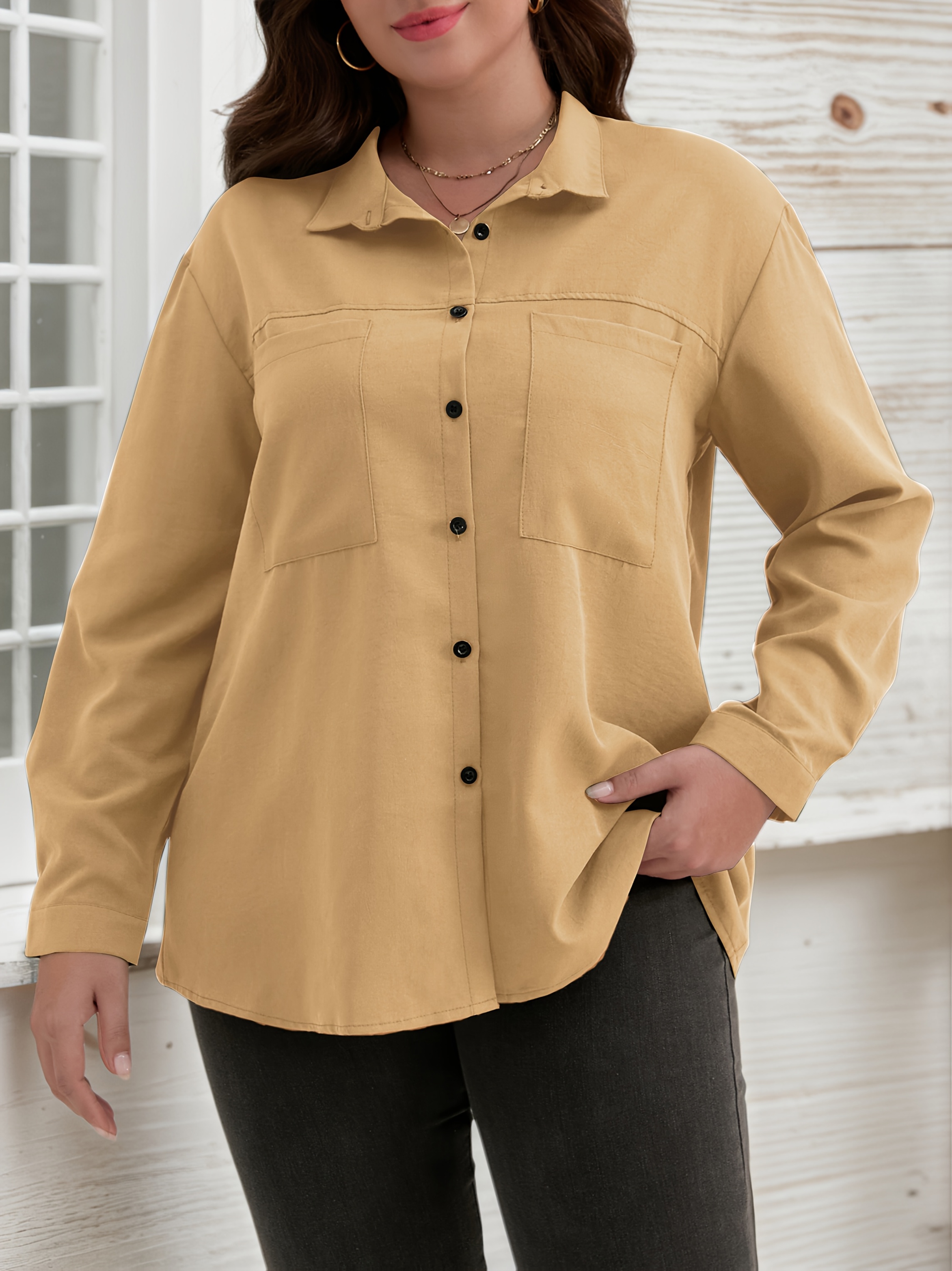 taille plus chemise femmes taille plus blouse Temu Switzerland