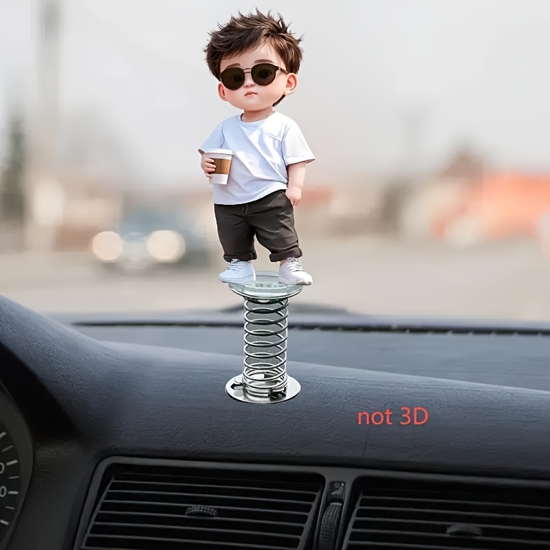 2d flat acrylic car interior ornament 2d plane   boy ornament decoration suitable for colleagues     boy ornament exquisite gift for friends   small gift