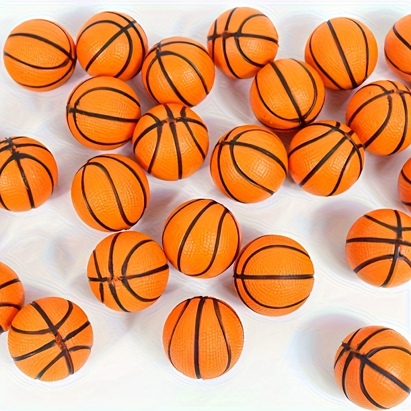 

6pcs Small Basketball Indoor – Safe Soft Foam – Quiet Bouncing Basketball Frame Foam Mini Basketball, Squeeze Stretchy