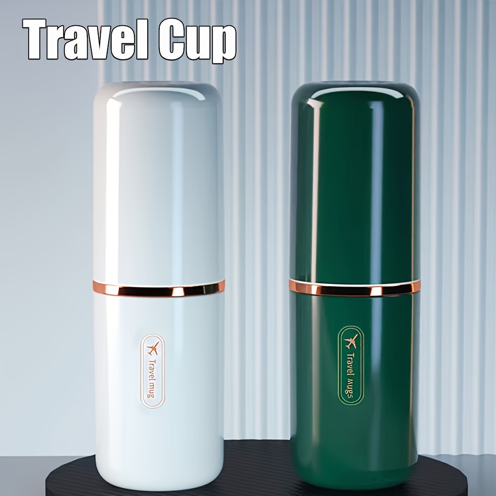 

Travel Toothbrush Storage Box: Gargle Cup, Toothpaste Holder, Toothbrush Carrying Case - Odorless