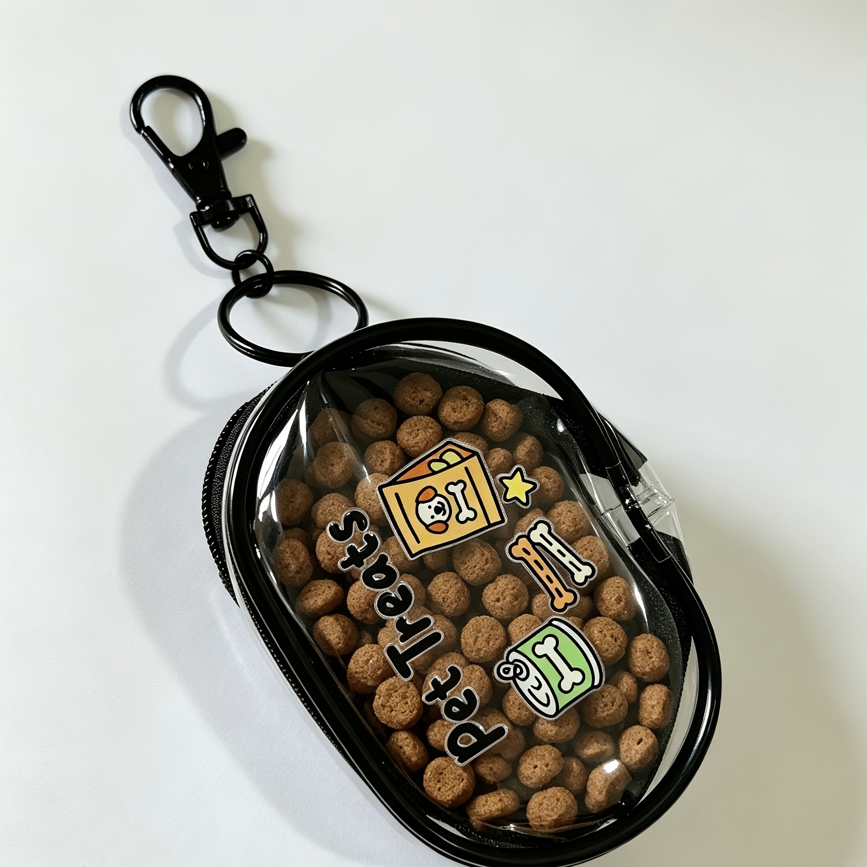TEMU [Contenitori per Alimenti per Cani] Sacchetti per la Conservazione degli Alimenti per Cani, Stampati con Immagini di Cibo per Cani in Barattolo,
