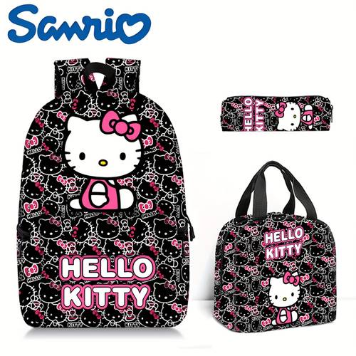 for 3pcs backpack set for women men lightweight durable travel bundle with insulated lunch box pencil pouch utility pockets adjustable straps large capacity laptop bag for work daily use 17 inch