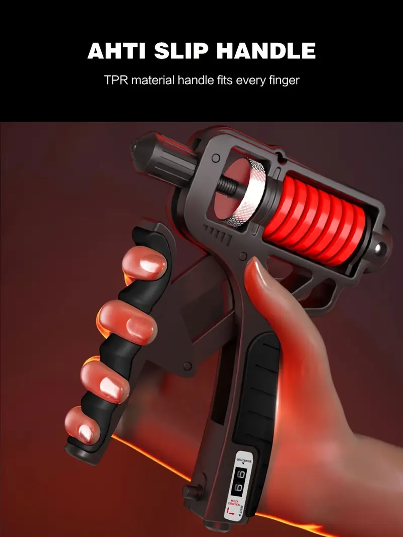 hand grip strengthener trainer with adjustable 11 363lbs 5 165kg forearm hand grip strength exerciser for muscle building Product details 6