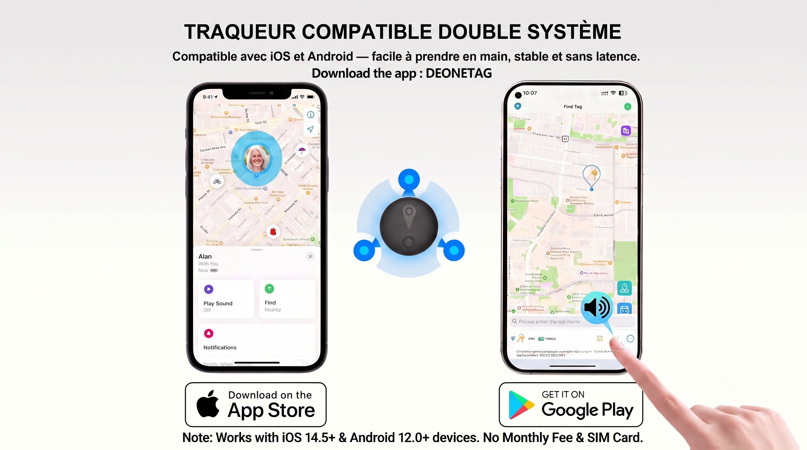 Real-time GPS-trackingapparaat specifiek ontworpen voor senioren - Compatibel met iOS en Android, inclusief draagbare polsband en sleutelhangerhouder, wereldwijde anti-verlies apparaat, geen maandelijkse kosten of SIM-kaart vereist, geschikt voor senioren en andere items.