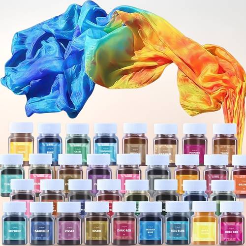 item picture 1pc permanent tie dye fabric dye powder no mess powder for diy tie dye parties fabric coloring suitable for adults large group tie dye