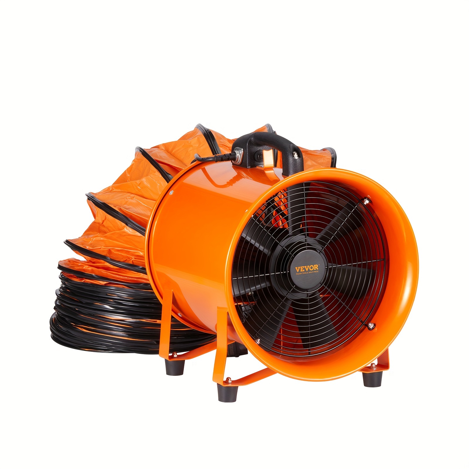 

Vevor Ventilator Hose, 1070cfm 8 Duty Fan 16.4ft , 195w Air Mover For And Ventilation