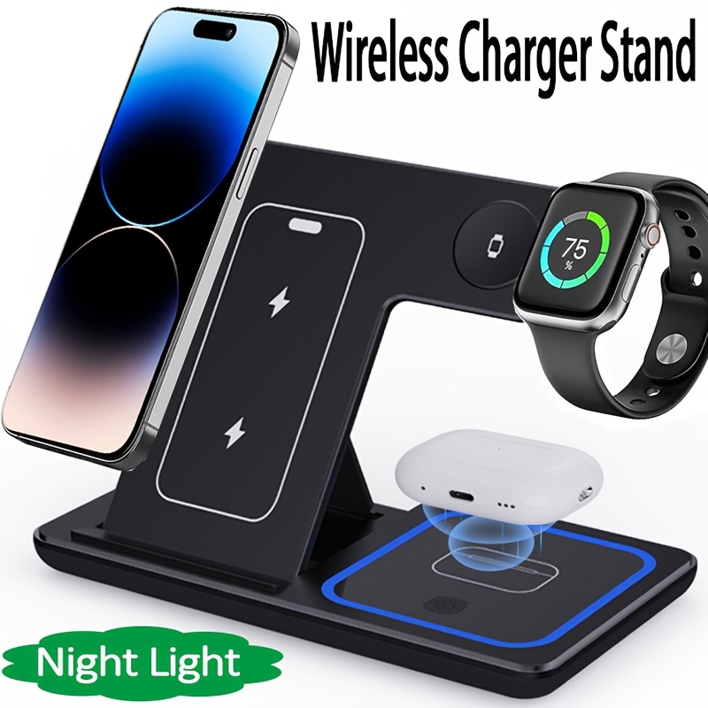 Carga Rápida Base De Carga Inalambrica Iphone 11 Estación Carga