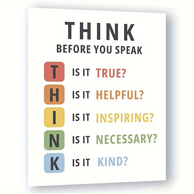 Image of For Before " Positive Classroom Decor - 8x10" Unframed Mental Health Print For School Counselors & Relax Offices, Perfect For Room Decor