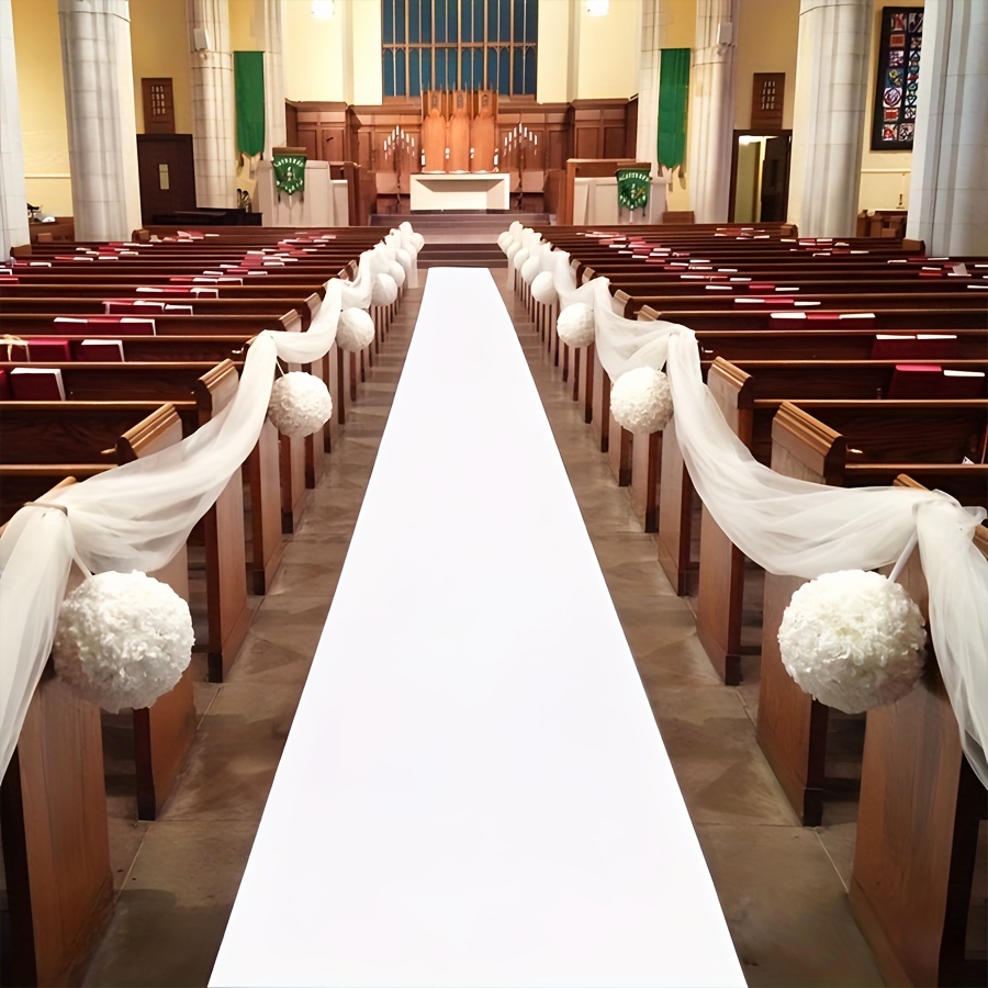 Extra Large Soft Chiffon Fabric Decor, 472.4" X 39.4" - Perfect For Wedding Aisle & Ceremony Backdrop, Indoor Celebrations