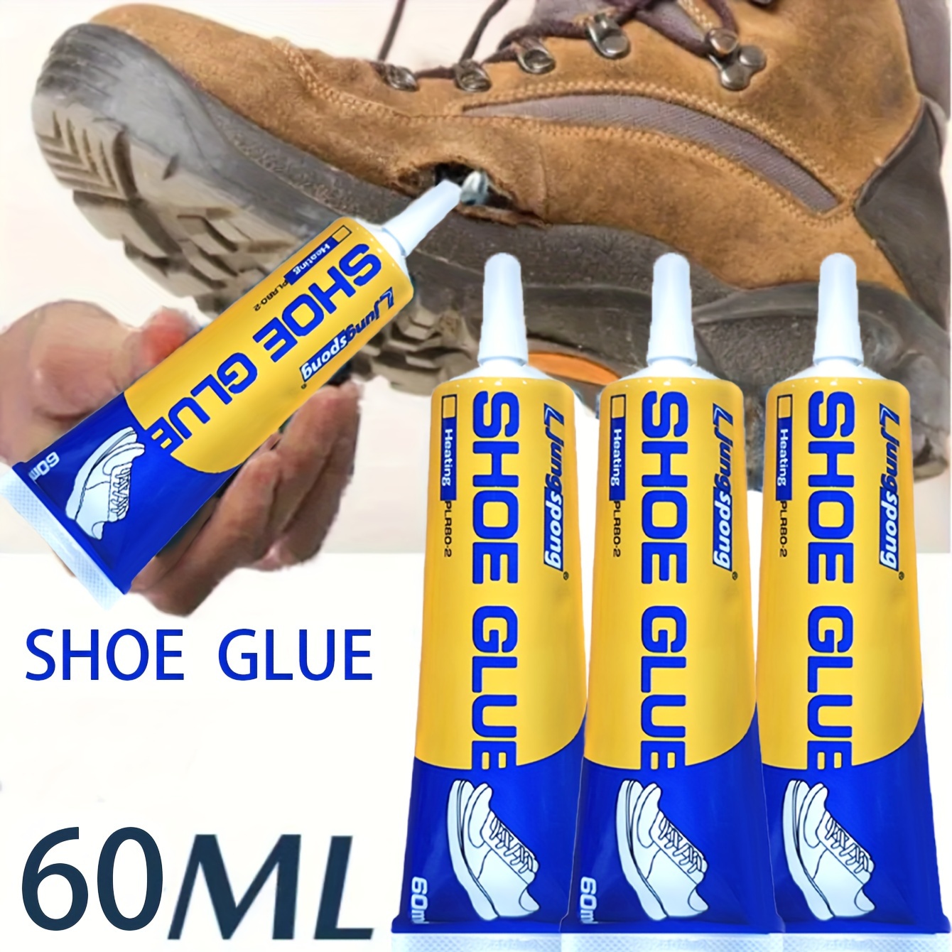 

5pcs Strong Shoe Glue - Multi- Waterproof Adhesive For Shoe Repair, Leather, Sole, And Sports Shoes - , Flexible, And Long-