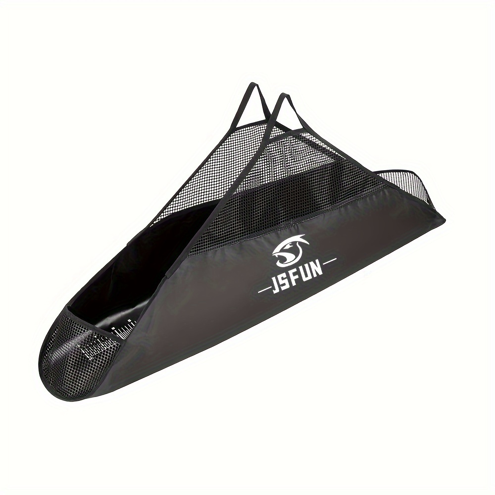 Image of Jsfun Fishing Weigh In Fish Bag, Fish Weigh Bags Folding Weigh Sling Fish Bag Weigh In Bag With Fish Ruler Fish Bags, Heavy Duty Fish Transport Bag