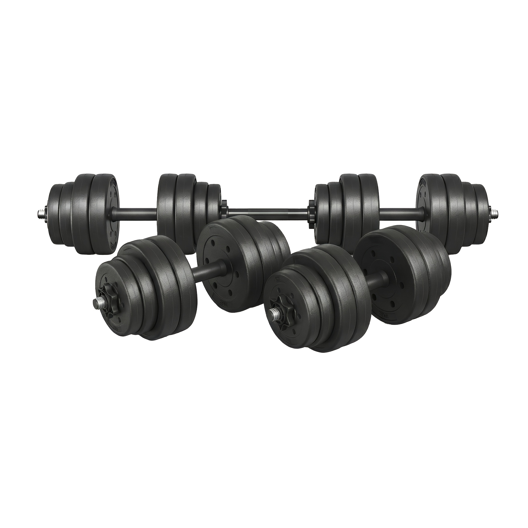 TEMU Juego de 2 Mancuernas, Pesos Ajustables de 30 kg para Hombres y Mujeres, Juego de Pesas Libres para Entrenamiento en Gimnasio en Casa,