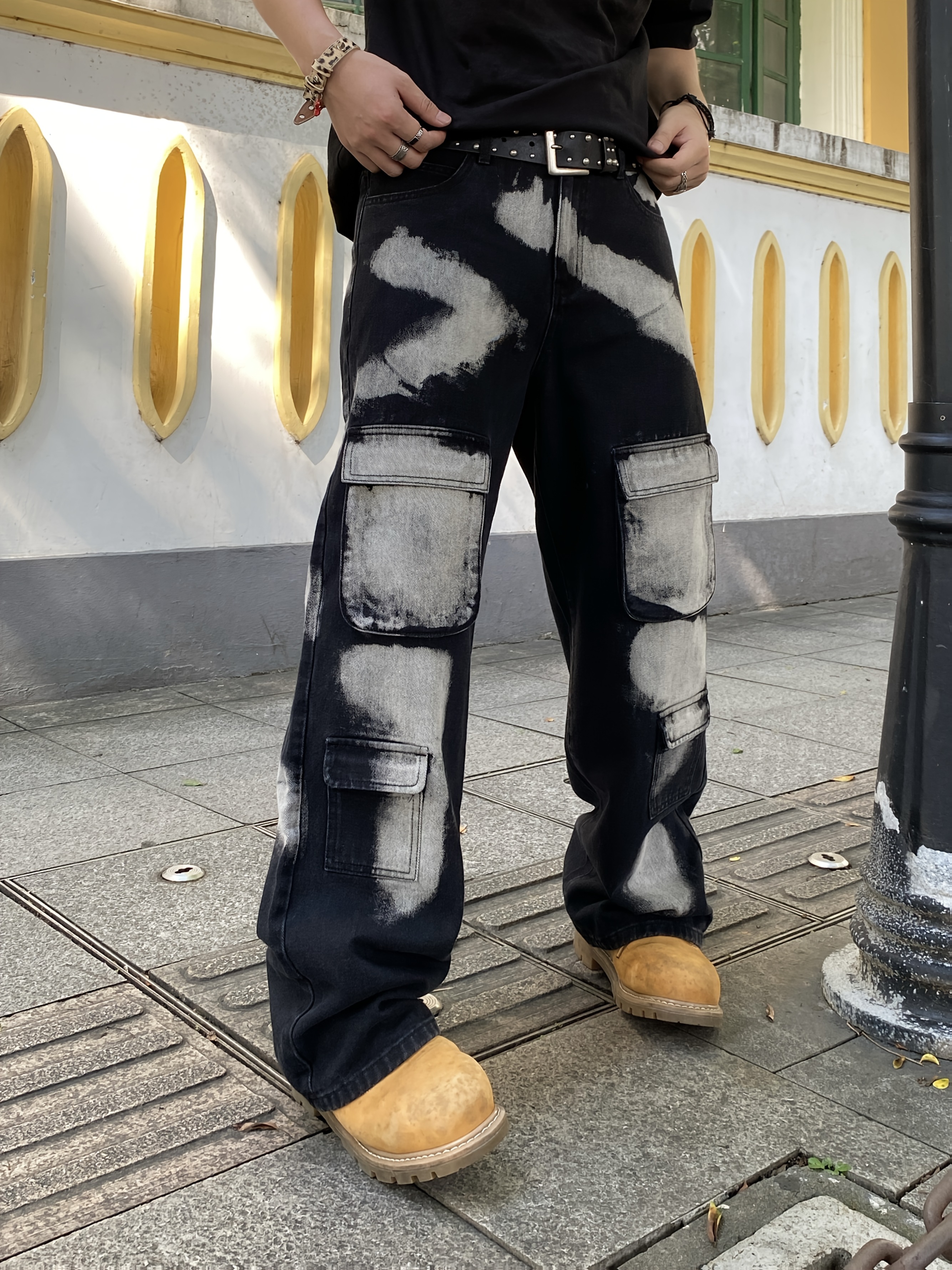 Baggy Jeans Jean Ã©tÃ© Homme Baggy Tenue Jean Large Jean Large