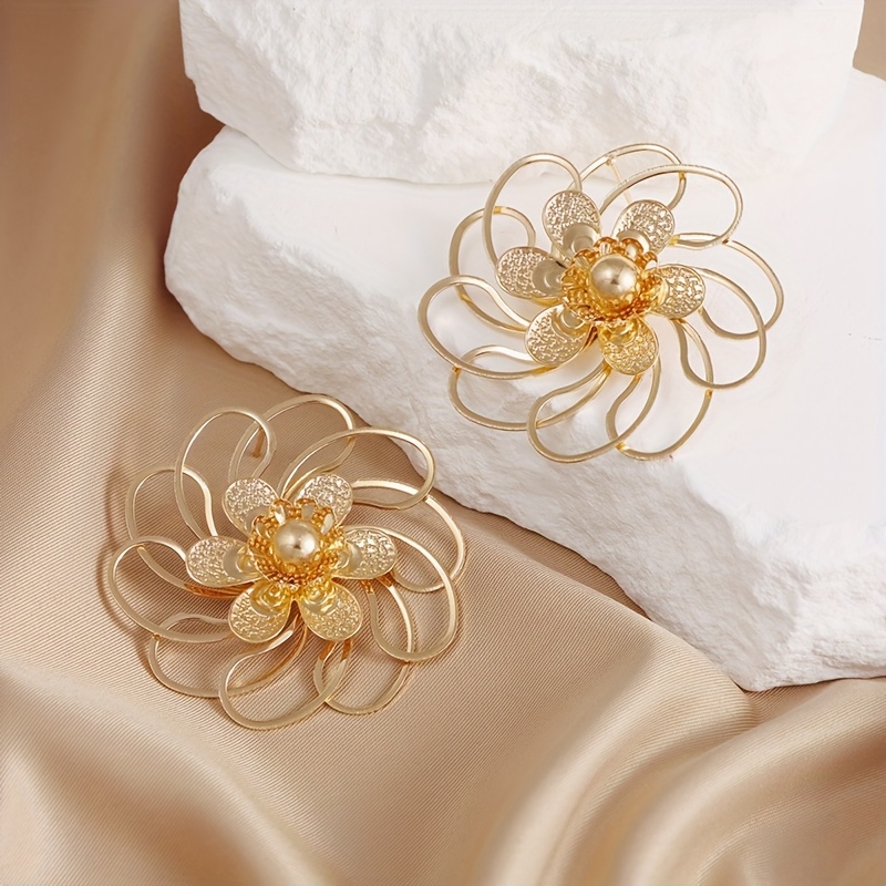 French Floral 3D Lightweight Earrings