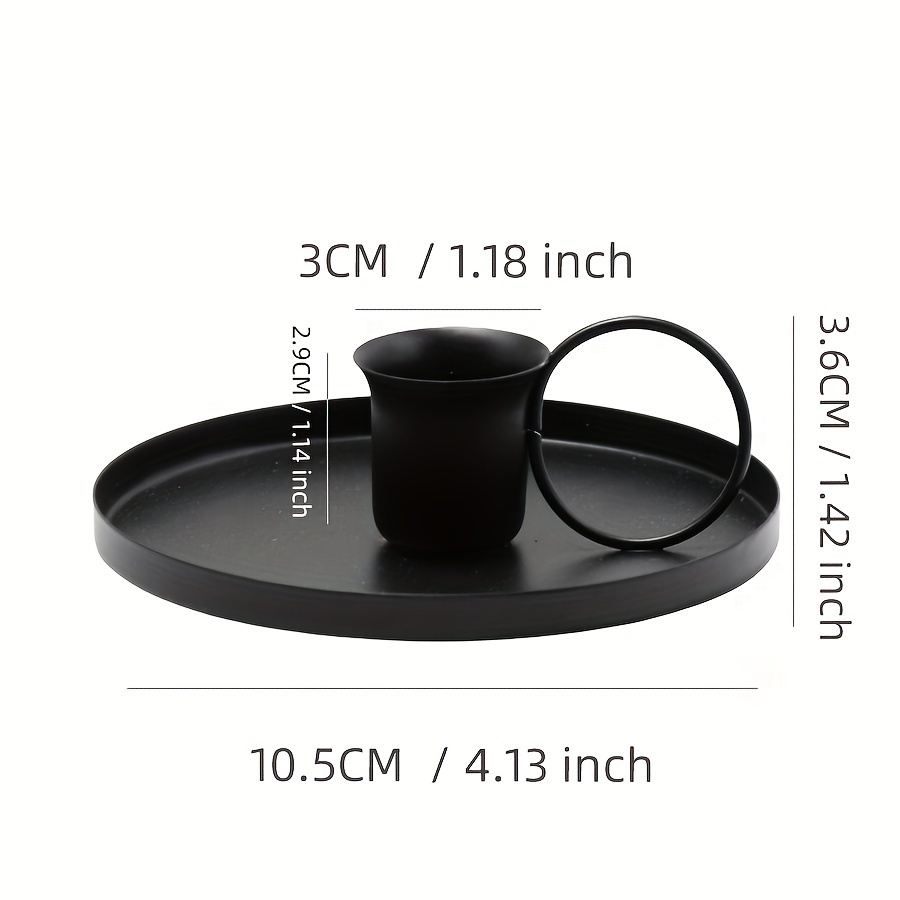 Elegant Metal Candle Holder - Romantic Tabletop Decor For Home, Perfect For Dinner Parties & Special Occasions, Table Decor