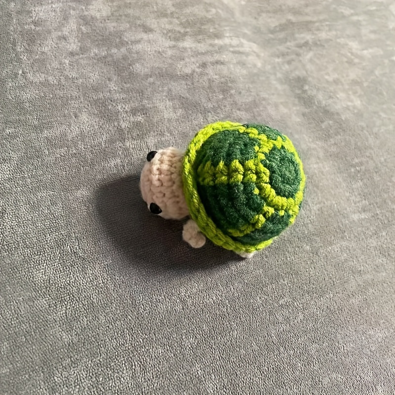 

1pc Creative Handmade Yarn Crochet Cute Little Turtle Bag Trailer Pendan, Gifts For Friend, Christmas Gift