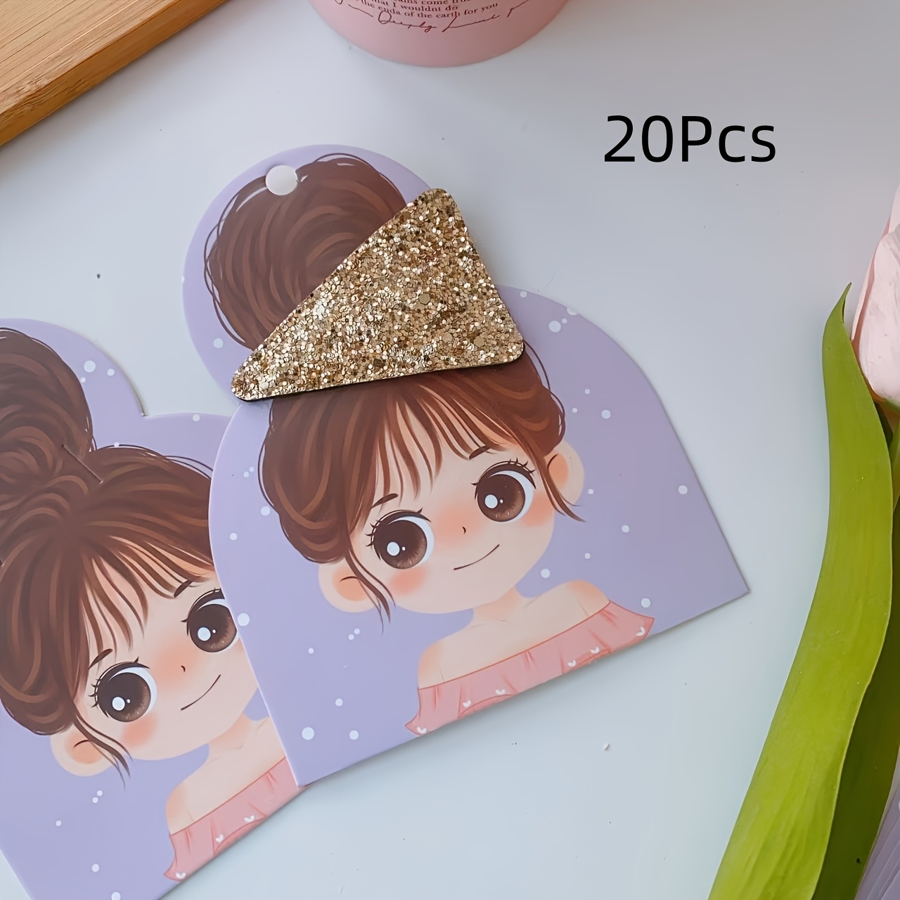E-shop 20 Stück Haar Accessoire Karton, Haarspange Karton, Haar Accessoire Verpackung Karton