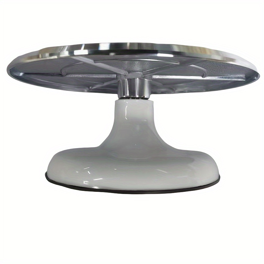 

Aluminum Alloy Cake Decorating Turntable Stand With Non-slip Base - Heavy Duty Rotating Cake Platform For Birthday & Wedding Cake Decorations