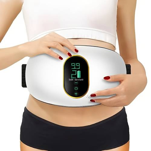 abdominal massager massage belt multifunctional home fitness equipment waist massager high frequency vibration for home exercise device gear sweat proof fabric high quality