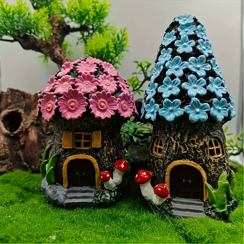 Set De Accesorios De Jardín En Miniatura – 11 Piezas Con Césped, Valla, Árbol, Farola Y Escalera, Ideal Para Decorar Casas De Muñecas Y Paisajes Creativos