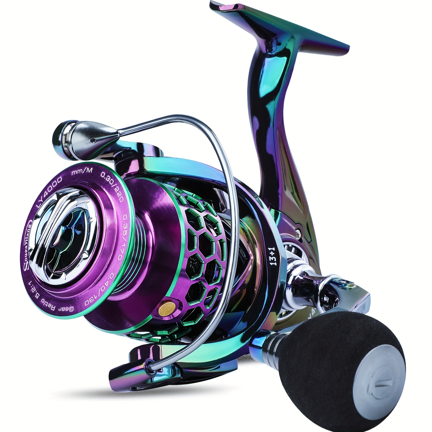 

Aluminum Reel With - Stainless Bb, Aluminum Handle For Saltwater Or Freshwater Fishing