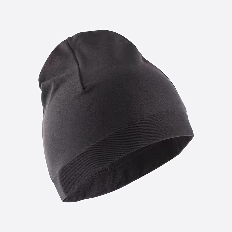 TEMU 1pc/pack, Uhauha Spring And Autumn Knit Hat, Fashionable No Brim Hat, Comfortable Sweat-absorbent And Quick-dry, For Outdoor Sports Cycling