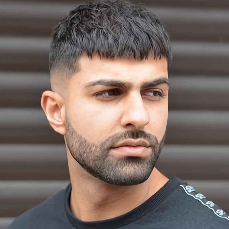 mens short toupee wig natural in hair topper Temu Bahrain