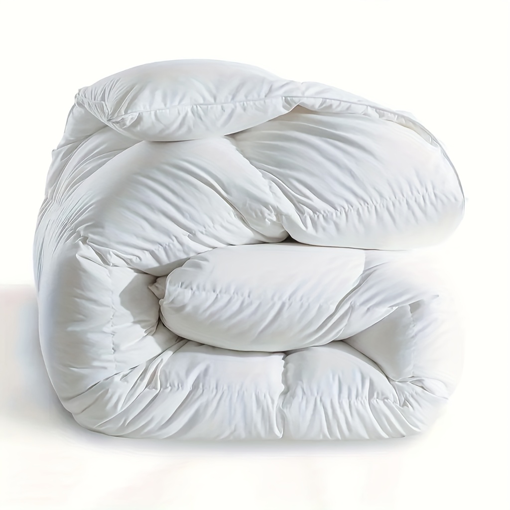 Image of Duvet 135x200cm, 155x220cm, 200x200cm, 220x240xm, 240x260cm-100% , 500g/m2 10% Filling Winter Duvet With Down&feather -extra Warm&fluffy - Winter Duvet Washable & Breathable - Down Duvet, Rds And -tex