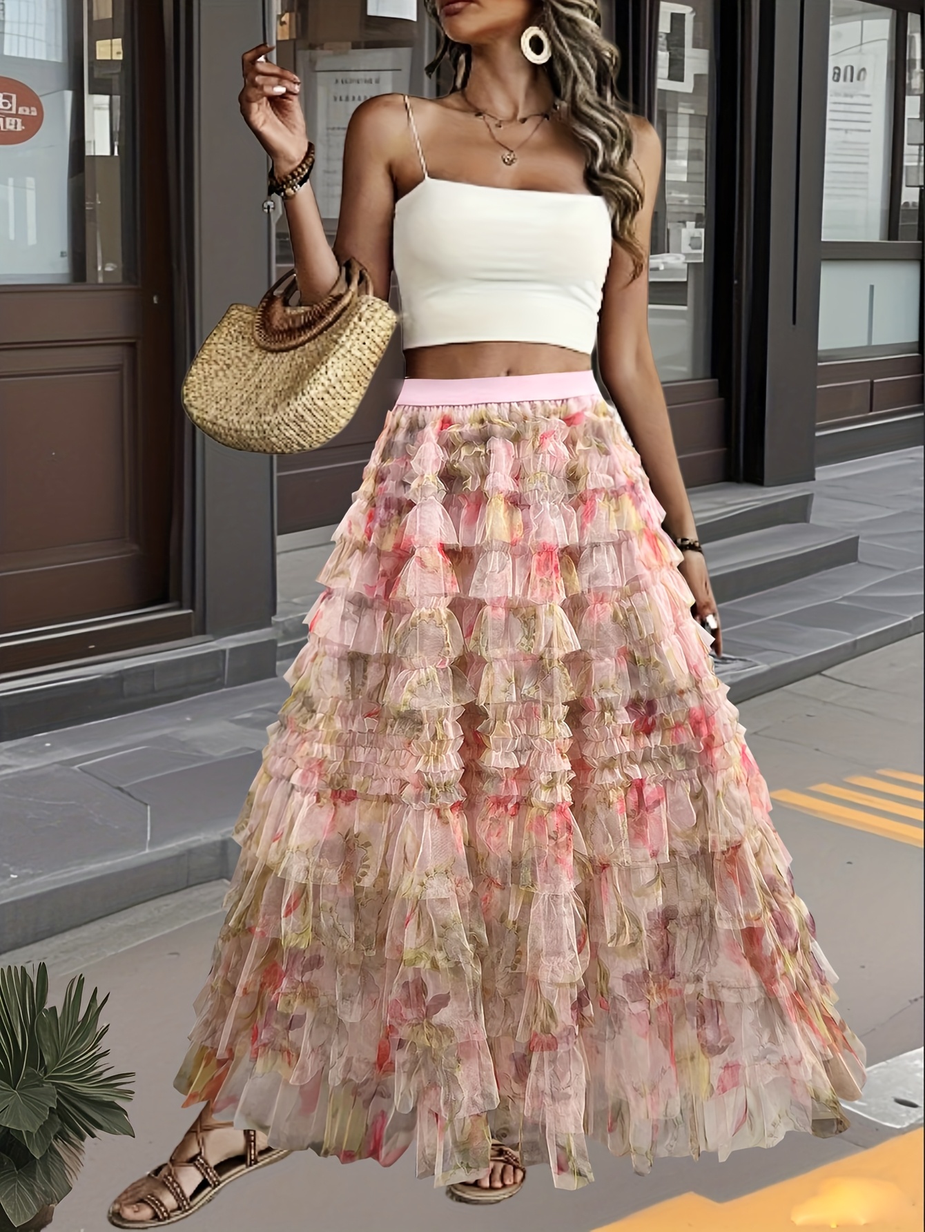 low cut flowy dress Flowy Tie Back Summer Mini Dress – For Elyse main image 0