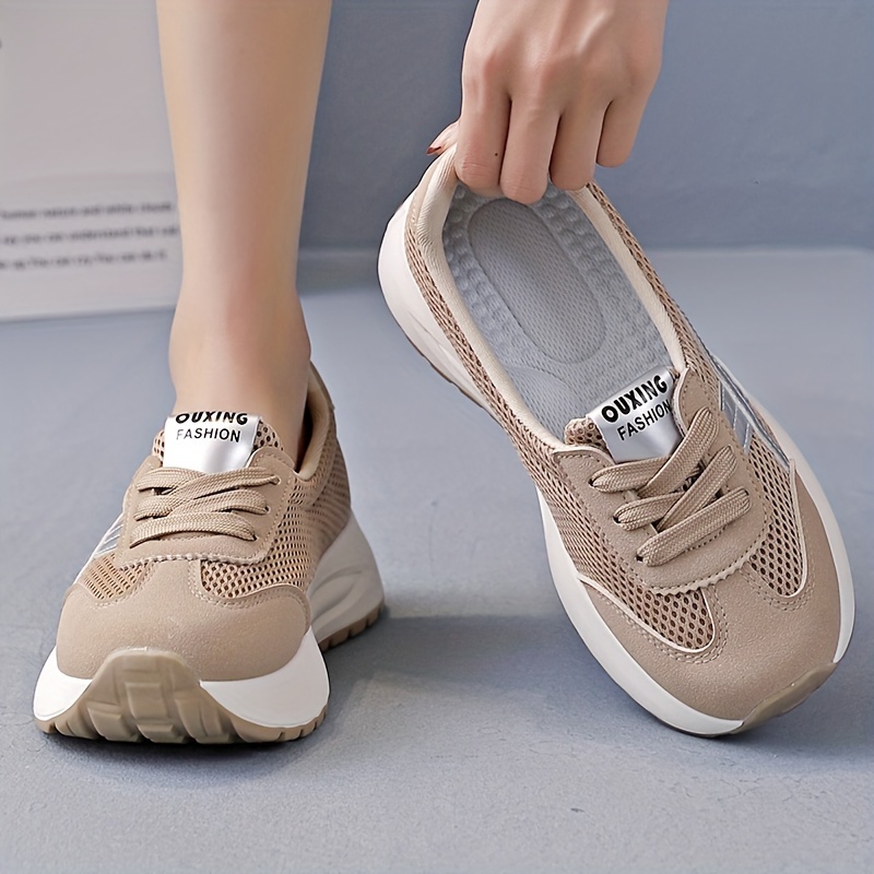 Women s season Breathable Skateboarding Shoes Solid Color details 5