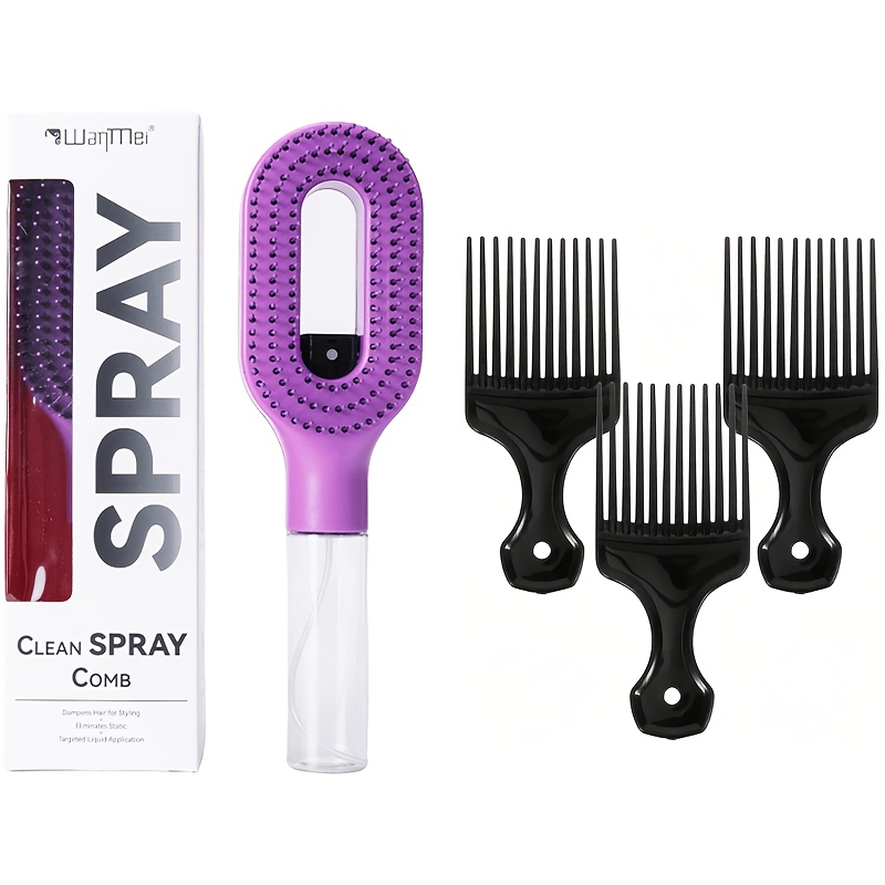 4pcs Refillable Hair Oil Applicator Brush Set
