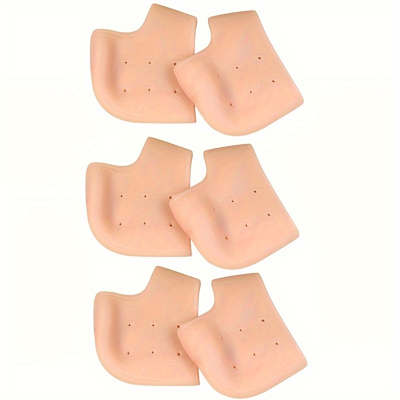 TEMU 3 Pairs Silicone Cushion , -blister, Absorbing, Stretching, Footwear Support, Comfortable