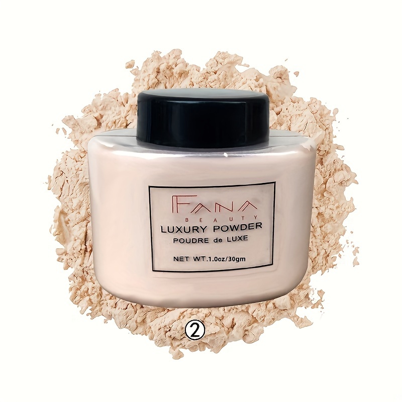 Image of Loose Powder, Lightweight And Breathable Oil Control Powder, Long-lasting Waterproof Sweat Proof And Smudge Proof Loose Powder, Makeup Setting Powder