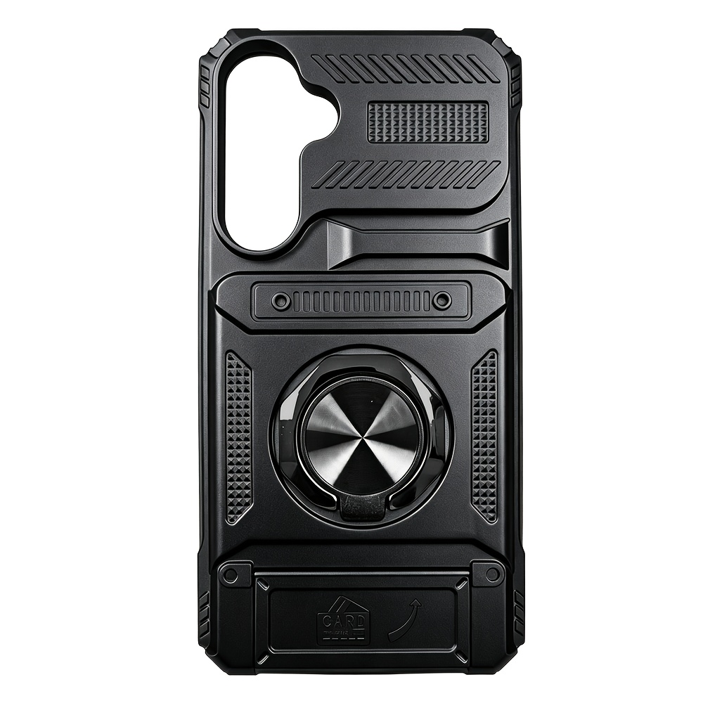 TEMU Phone Case: Shockproof Heavy Hard Case With Stand And Card Slot For Galaxy A17 A16 A26 A36 A56 A15 A35 A55