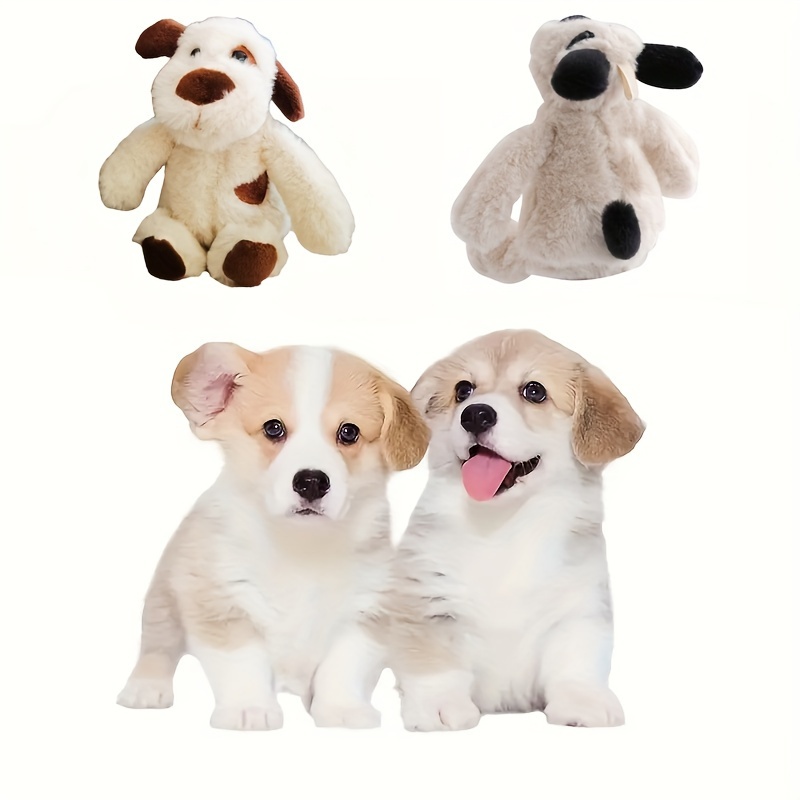 

Furry Friend, Interactive Heart-shaped Dog Toy, Soft Plush Material, Small Size, Animal , Toy For Small Breeds - No Batteries Required, Dog Bite Toy