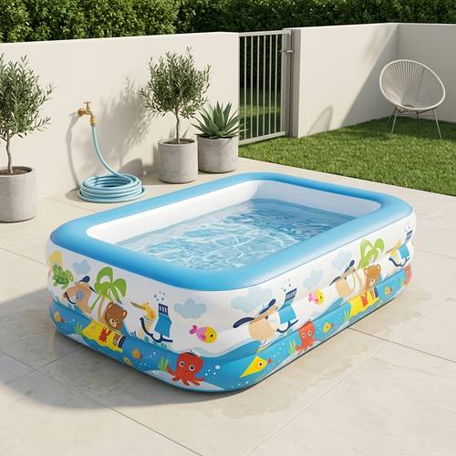home inflatable swimming pool made of thickened pvc material suitable for courtyards gardens and play pools