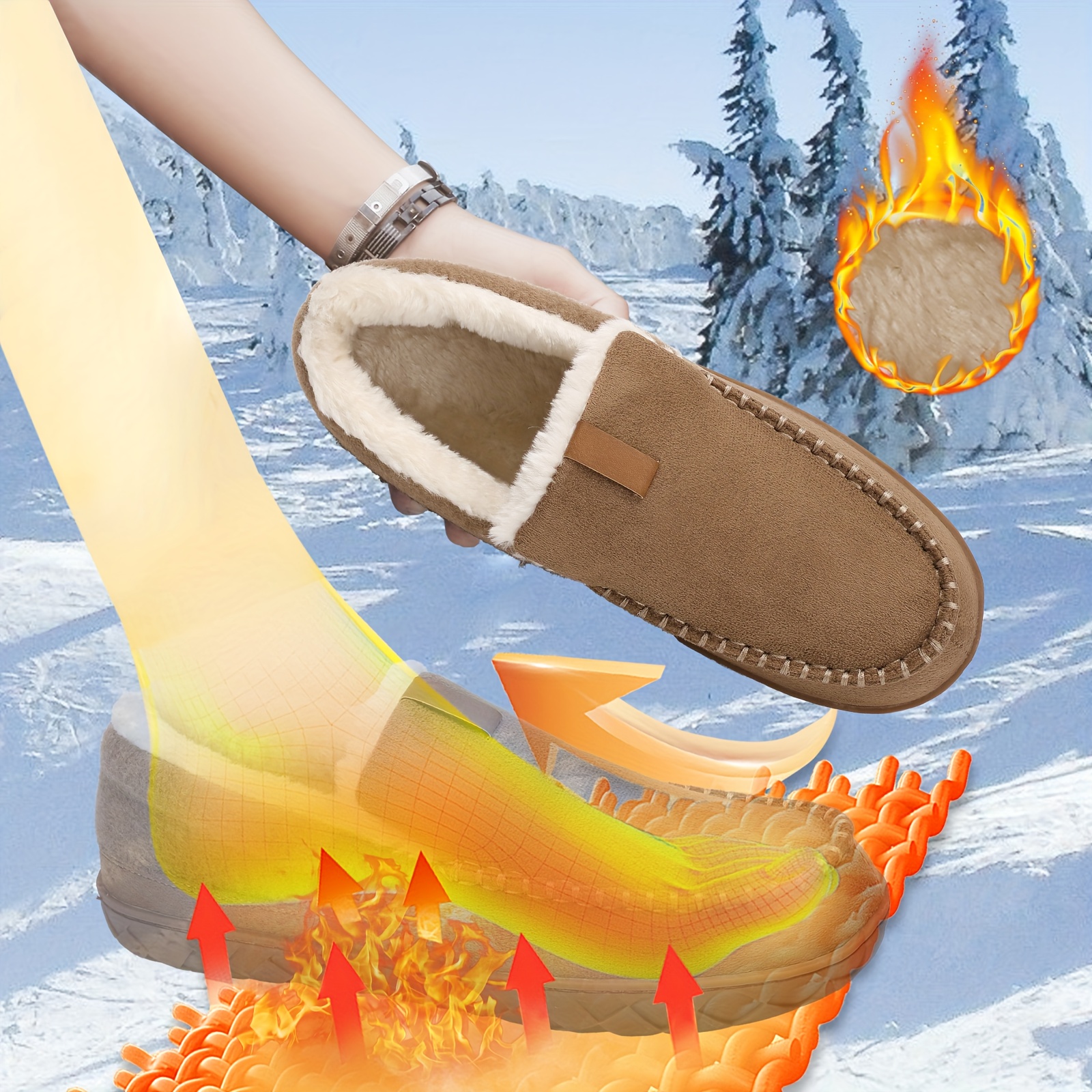 unisex winter slippers 2025 new autumn and winter indoor couples home fleece lined warm slippers slip   for indoor and outdoor wear