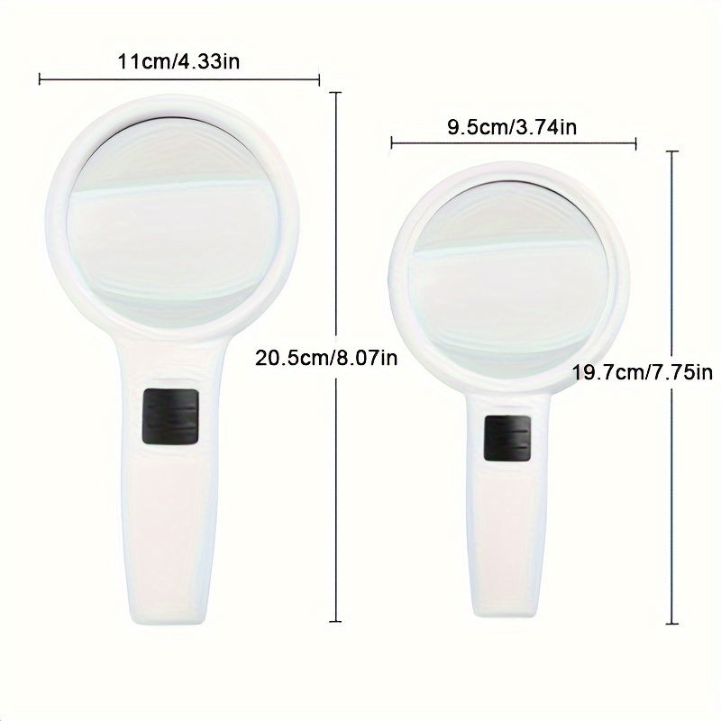 Mini Pocket-Sized Handheld Microscope with a 30X 45X 3 LED Light Magnifying Glass Lens, Ideal for Examining Jewelry And for Reading, Also Serves As a Repair Tool. 11 Mini Pocket-Sized Handheld Microscope with a 30X 45X 3 LED Light Magnifying Glass Lens, Ideal for Examining Jewelry And for Reading, Also Serves As a Repair Tool.