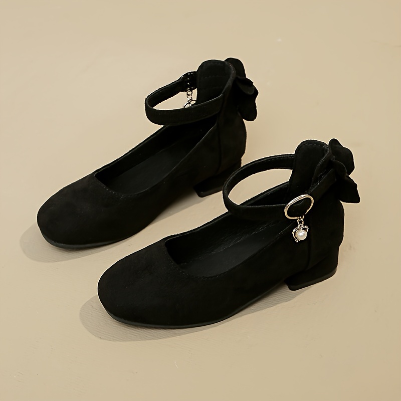 trendy elegant solid color high heel shoes girls lightweight