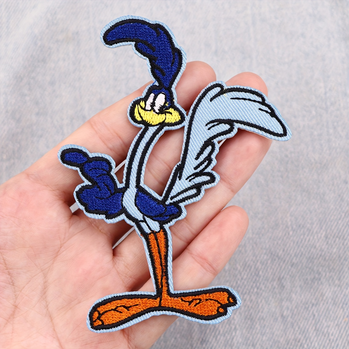 TEMU ricamata con personaggio dei animati WB - badge in tessuto per abbigliamento, accessorio per abbigliamento fai-da-te, design per le festivit� di