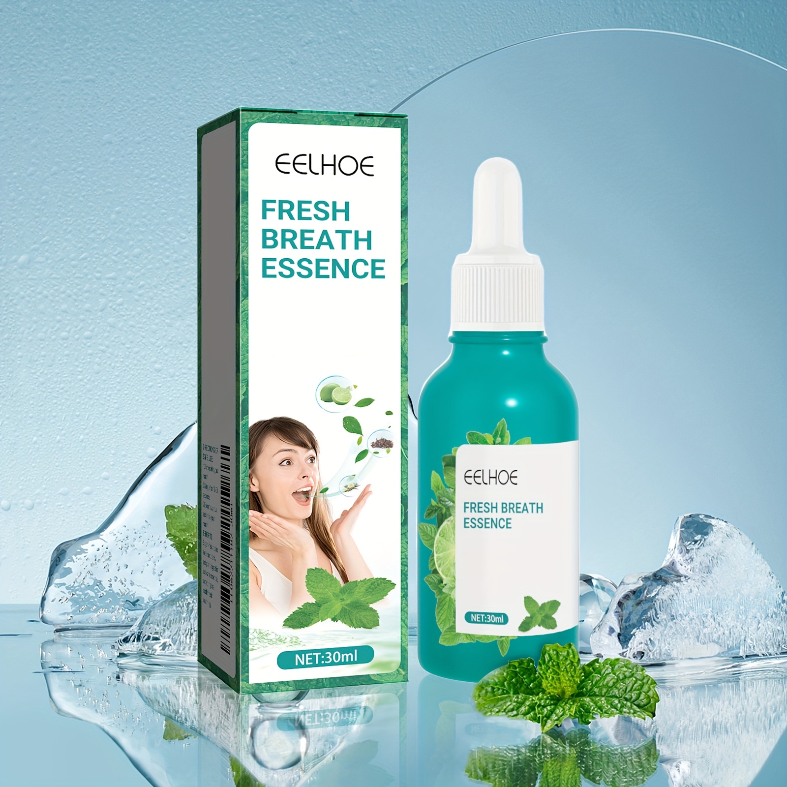 30ml Breath Refreshing Essence, After Use To Make Your Mouth Fresh And Smell Free - Give Others A Good Impression, Minty Fragrance And Pure Taste Essence