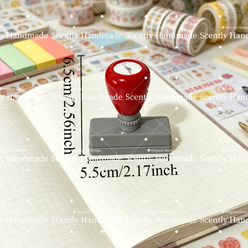 TEMU 1pc Scroll Heart Stamp For Journaling - Elegant And Romantic Lace Stamp, Suitable For Scrapbooking, Diary Decoration, Diy Greeting Cards,