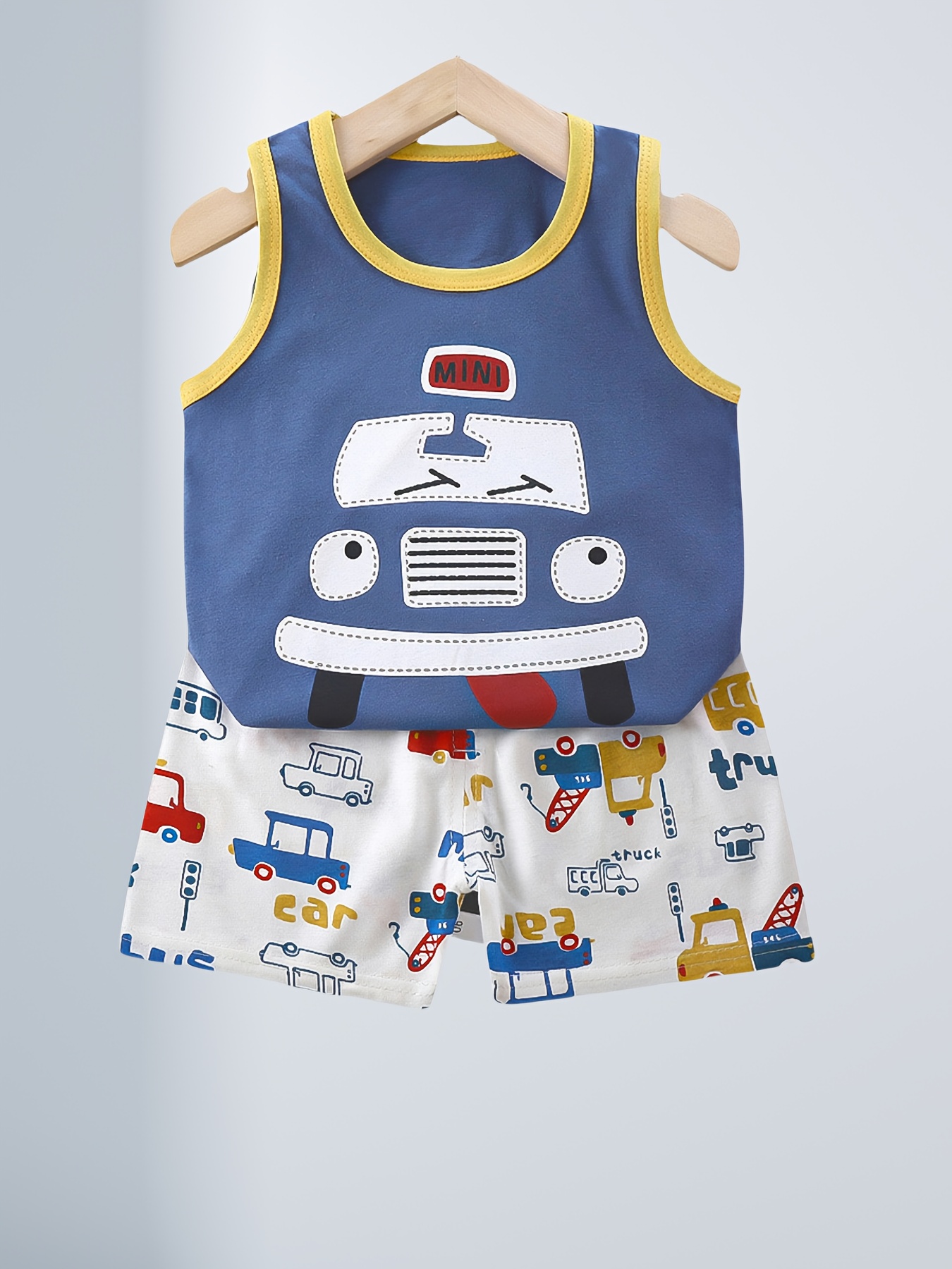 Sleeveless Shorts Set for Boys