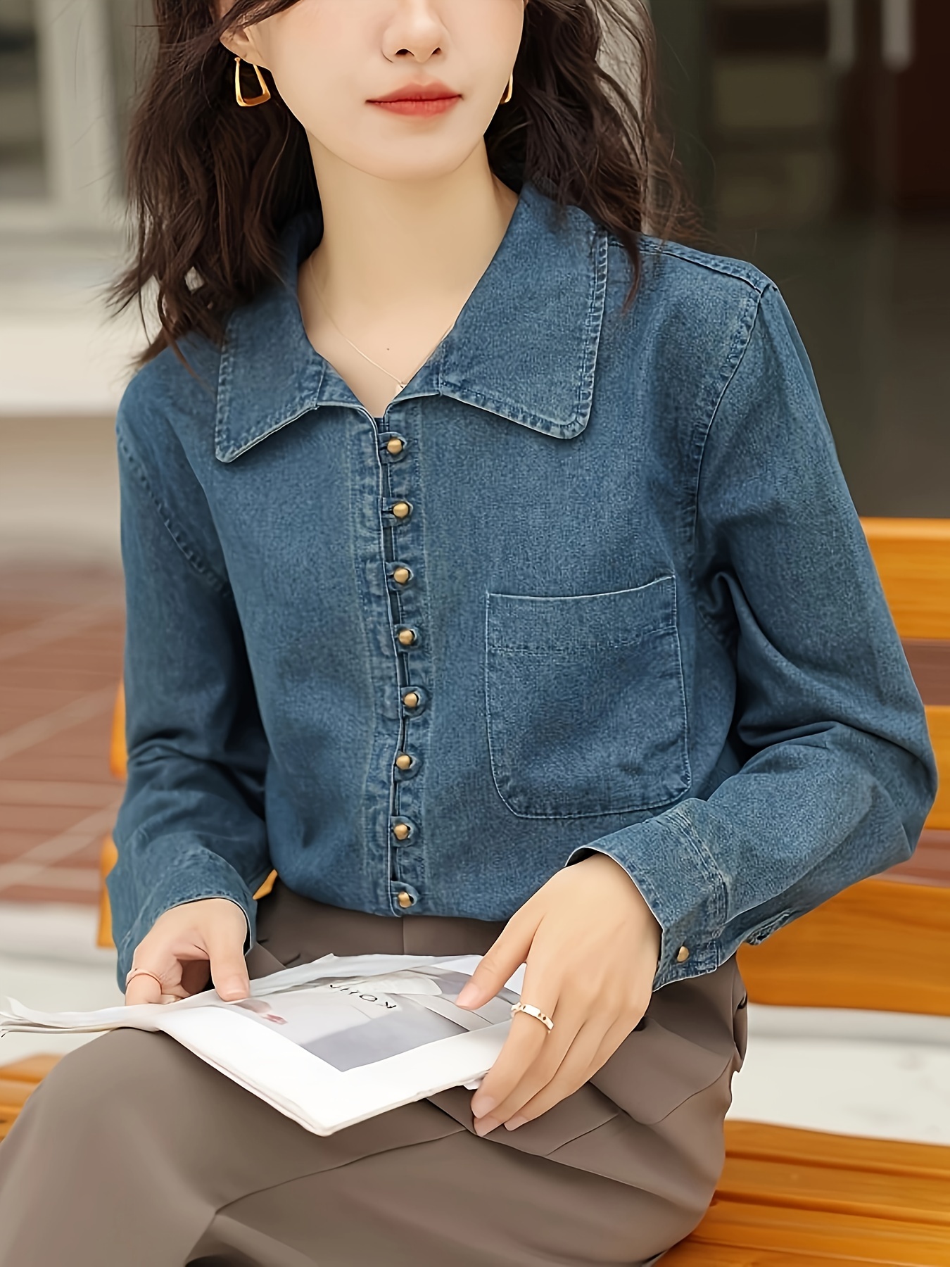 Camisa Jean Dama Dotacion 