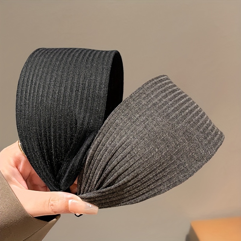 E-shop 2er-Set Retro-Haarbänder von Hoher Qualität, Einfache und Vielseitige Breite Sport-Inspirierte Stirnbänder für Frauen