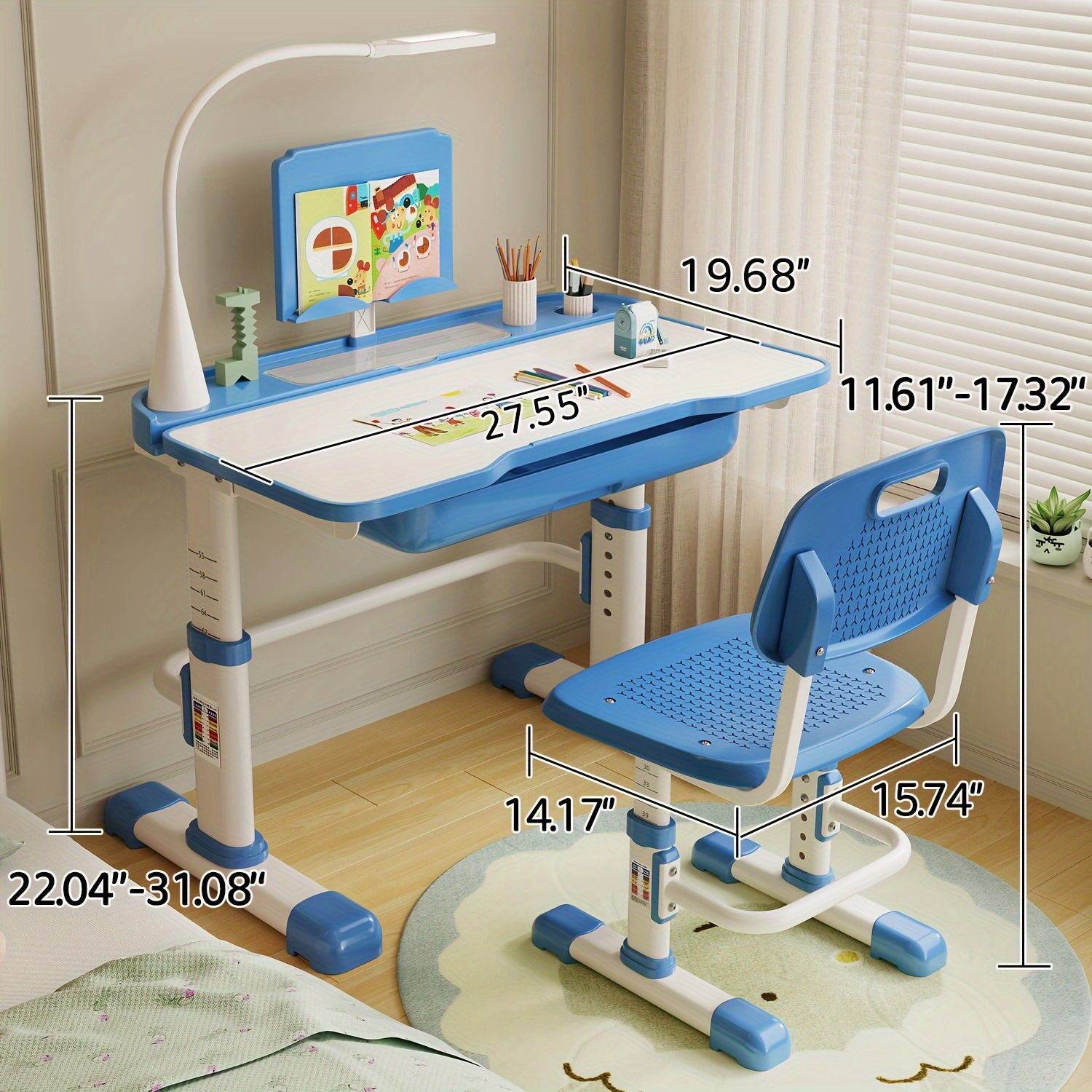 Junior desk and chair set online